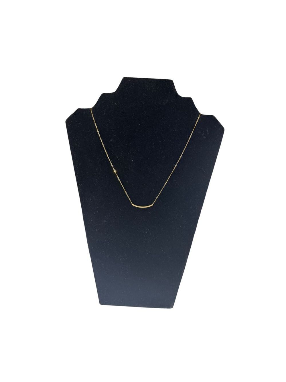 Women's Unbranded Gold Tone Bar Necklace One Size